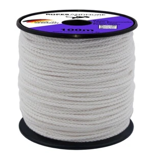 Cuerda de algodón cuerda Ø2 mm 100 m cuerda natural cordón para manualidades DIY Made in Germany - Imagen 1 de 3