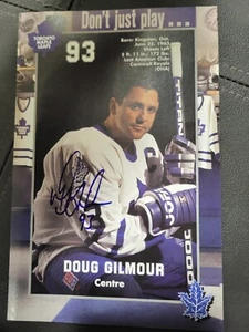 Doug Gilmour Toronto Maple Leafs Hand Signed 5x7 Photo - Picture 1 of 4