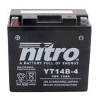 Batterie Für Yamaha Bt 1100 Bulldog Rp05 2005 Nitro Yt14b-Bs Gel Geschlossen