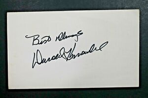 Darold Knowles Orioles Phillies Cardinals Signed 3x6 GPC Postcard Autographed 
