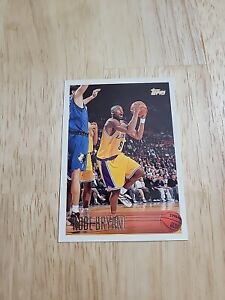 1996-97 Topps Basketball KOBE BRYANT Rookie Card RC #138 Los Angeles Lakers HOF