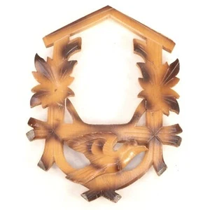 Kuckucksuhr Gehäuserahmen mit Vogel 10 cm hoch - KK2390 - Bild 1 von 2