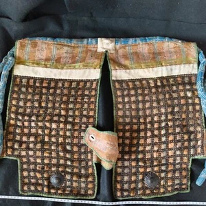 Edo Period Samurai Haidate Armor Thigh Guard - Antique Japanese Yoroi, 746g - Picture 1 of 19