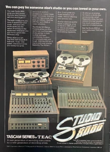TEAC Tascam Series Recording Studio Montebello CA Music Vintage Print Ad 1978 - Picture 1 of 5