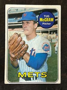 1969 Topps #601 Tug McGraw - VG - SEE PICTURES