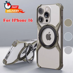 Alu legierung Magsafe 360° Ring Stand handyhülle für iPhone 16/Pro/Max Randlose - Bild 1 von 13