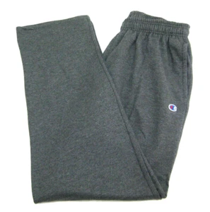CHAMPION Men's (Size Large) Gray Athletic Sweatpants Warm Up Gym Running Pants - Picture 1 of 4