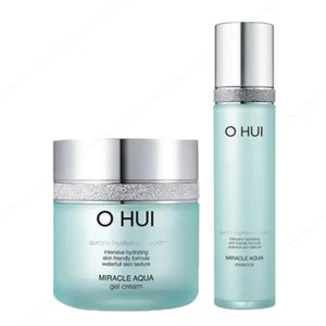 OHUI Miracle Aqua Essence 45ml & Gel Cream 50ml /Hydration/Water veil essence - Picture 1 of 6