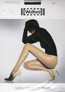 WOLFORD COLLANT SATIN TOUCH 20 TIGHTS - MOCCA - TAILLE XS - NEUF - Picture 1 of 2