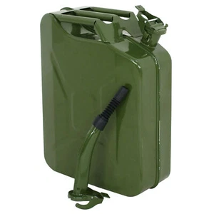 5 Gallon 20L Jerry Can Army Army Backup Military Steel Tank Durable Use Green - Picture 1 of 11