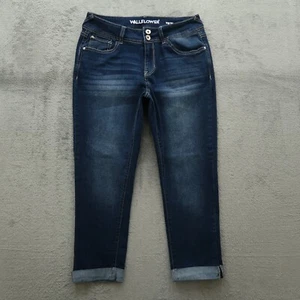 Wallflower Jeans Junior's Size 11 Mid-Rise Ultra Fit Cuffed Straight 23" Inseam - Picture 1 of 16