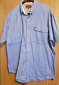 Browning Mens Blue Hunting Shooting Shirt Size XXL Vented Reactar Pocket - Picture 1 of 4