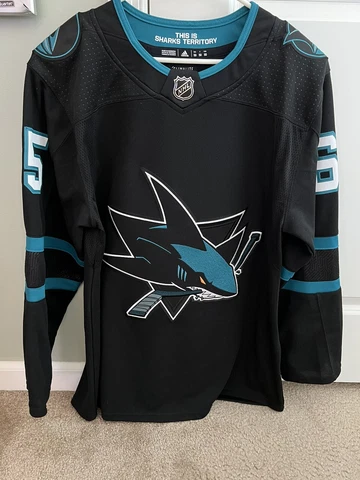 San Jose Sharks Erik Karlsson  Adidas Jersey (50) Cover