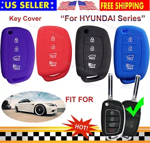 Custodia fob in silicone 4B custodia protettiva per chiave Hyundai Sonata Santa Fe Tucson - Foto 1 di 31