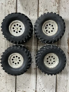 Team Associated MGT Wheels and Tires **Look And Read Please** Monster Truck USED - Picture 1 of 7