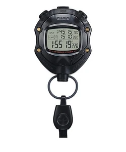 Stopwatch CASIO HS-80TW-1EF Nero Chrono - Foto 1 di 2