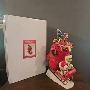 Possible Dreams Dr Seuss Grinch Santas Figurine A Very Merry Grinchmas 6006035 - Picture 1 of 10