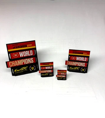 PIT BOARD Ferrari 499p WORLD CHAMPIONS 2025 1:43 1:18 1:24 1:12 1:8 1:64 WEC - Immagine 1 di 3