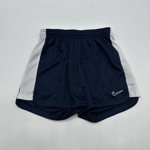Nike Dri-Fit Athletic Shorts Youth Boys M Blue & White Logo .#29396 - Picture 1 of 12