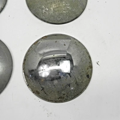 JUEGO DE 4 TAPACUBOS KAISER FRAZER 1947-1948 ESTILO DOGDISH CROMADOS USADOS RAROS VINTAGE Foto 1 de 4