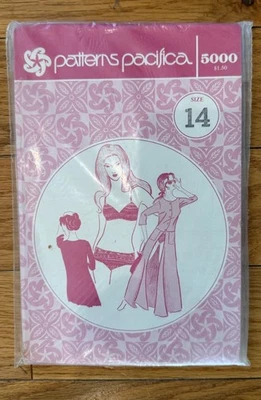Pacifica Misses Bikini & Cover-Up Size 14 Uncut Pattern 5000 - Image 1 of 3
