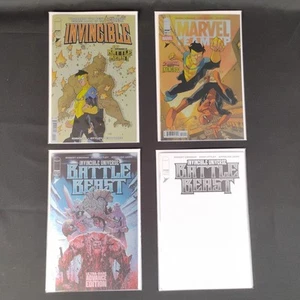 Battle Beast Comic Lot (4), Invincible Marvel Team-Up, Ultra-Rare #2, Blank, #19 - Picture 1 of 7
