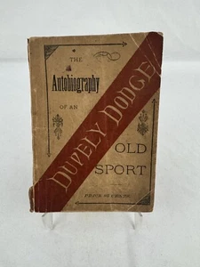 1885 Autobiography of Old Sport - Rare 19th Century Poker Gambling Book Dupely - Bild 1 von 6