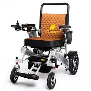 Fold And Travel Lightweight Foldable Remote Control Electric Power Wheelchair - Picture 1 of 13