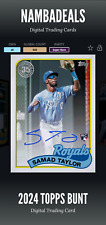 2024 1989 Topps S1 Samad Taylor RC Signature [Topps Bunt DIGITAL]