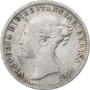 [#1211123] Great Britain, Victoria, 3 Pence, 1877, Silver, VF, KM:730 - Picture 1 of 2