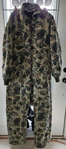 Vintage Walls Frog Camo Coveralls Adult Med Hunting Insulated Lined - Picture 1 of 15
