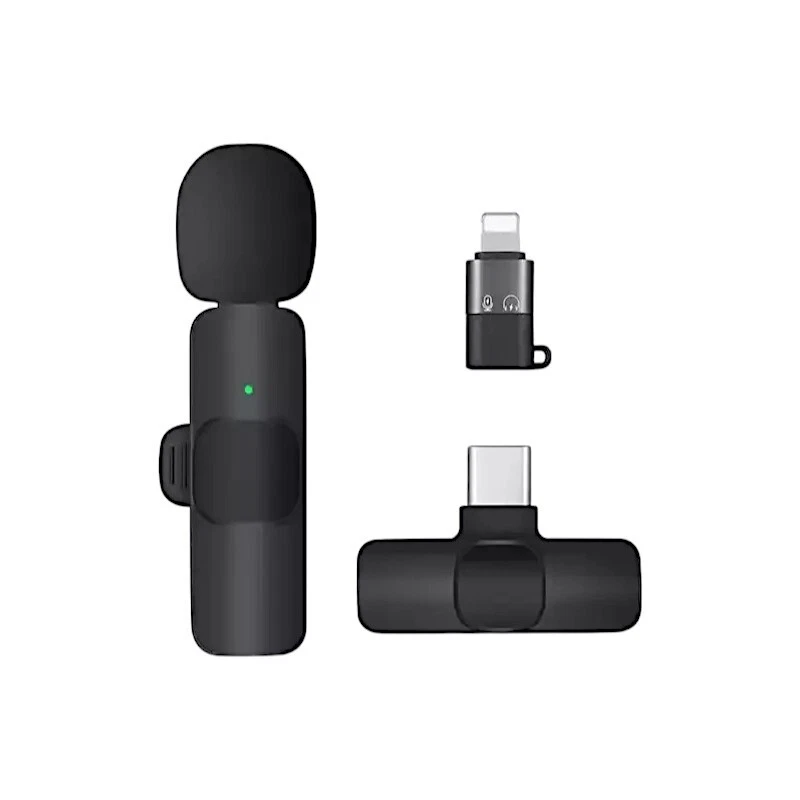 Lavalier Mini Mikrofon Set Bluetooth Kabellos Für YouTube TikTok Vlog - Bild 1 von 4