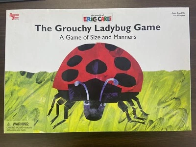 The Grouchy Ladybug Game Eric Carle A Game of Size and Manners ALL PARTS - Image 1 of 2