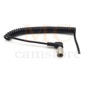Right Angle Hirose 4pin Male for Sound Devices 688 ZAXCOM Power Cable  - Picture 1 of 6
