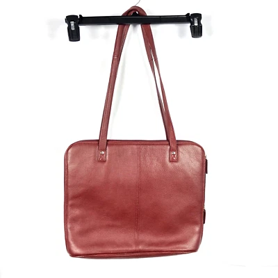 Bolso de hombro para computadora portátil Coca-Cola Maletín rojo logotipo en relieve vintage Foto 1 de 4