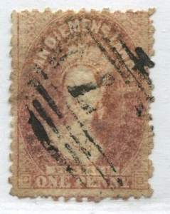 Tasmania QV 1864 1d carmine perf 12 used - Picture 1 of 1