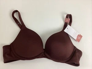 Cacique Lane Bryant Boost Plunge Bra Wire Brown 34A NWT - Picture 1 of 10