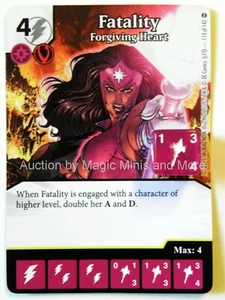 War of Light ~ FATALITY Forgiving Heart #113 rare Dice Masters DC card Wizkids - Picture 1 of 1