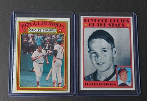 1972 Topps Brooks Robinson 222 + 498 vg/ex