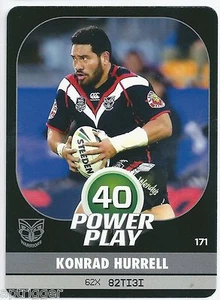 2015 NRL Power Play Base Card (171) Konrad HURRELL Warriors - Picture 1 of 1