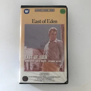 East of Eden VHS James Dean Vintage 1982 Original Warner RARE Big Box Clamshell - Picture 1 of 9