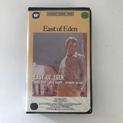 East of Eden VHS James Dean Vintage 1982 Original Warner RARE Big Box Clamshell - Image 1 of 4