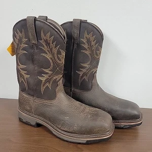 Ariat Workhog H2O Waterproof Square Toe Work Boot Size 12D - MUST READ - Picture 1 of 22