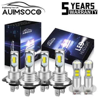 Faros antiniebla LED blancos para Volvo C70 cupé/convertible 1998-2002 Foto 1 de 4