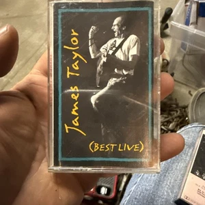 James Taylor (Best Of Live) Vintage 1993 Soft Folk Rock Cassette Tape - 12 Songs - Picture 1 of 7