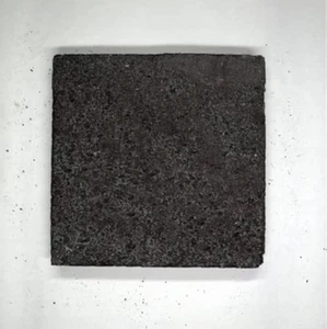Volcanic stone cooking tiles, flat surface without grooves, 8" x 8", lava coo... - Picture 1 of 6