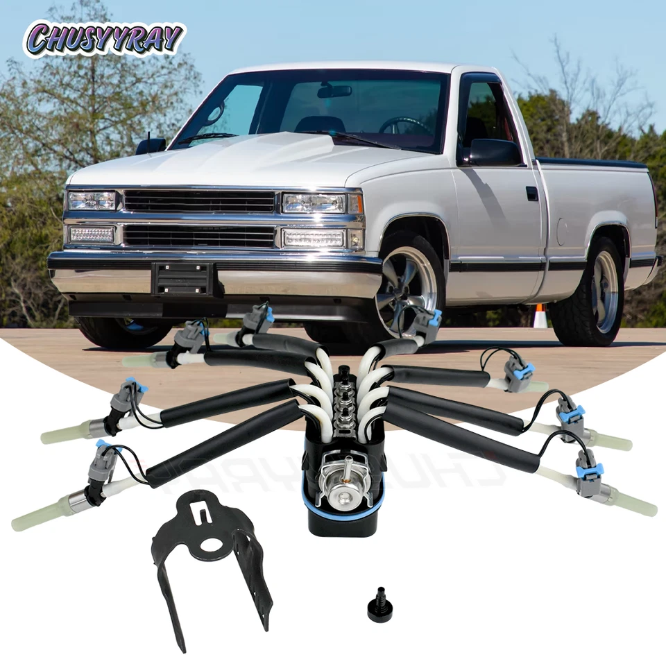 Fuel Injector Set For 1996-1999 Chevrolet C2500 Suburban V8 5.7L FJ504 93441235 Foto 1 de 4