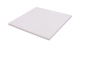 Taglio in plastica bianca (HDPE) 3/8"" - 0,375"" spesso FDA/NSF taglia a scelta - Foto 1 di 1
