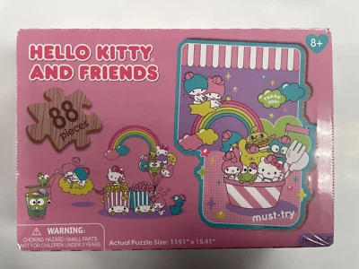¡Nuevo! Rompecabezas de madera Hello Kitty and Friends - 88 piezas - Púrpura Foto 1 de 2