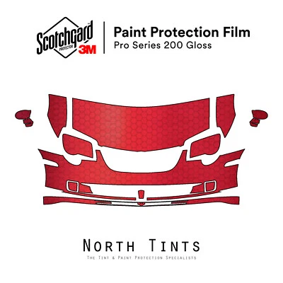 Chrysler Crossfire SRT6 2005 3M PRO Series PreCut Paint Protection Clear Bra PPF - Image 1 of 4